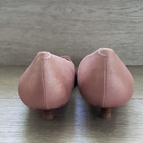 Pink kitten heels pump - Picture 4 of 5